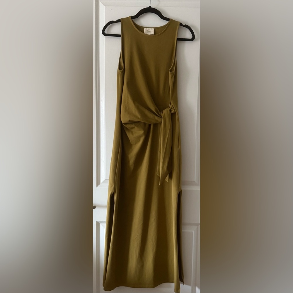 Sezane Pippaé Dress Pistachio Green - Size S